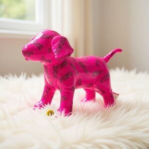 Victoria’s Secret PINK - Hot Pink Plush Logo Dog